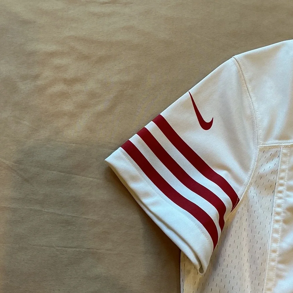 NFL Nike On Field 49ERS‎ San Fransisco Jersey #10 Jim Garoppolo Dri Fit Size Lrg